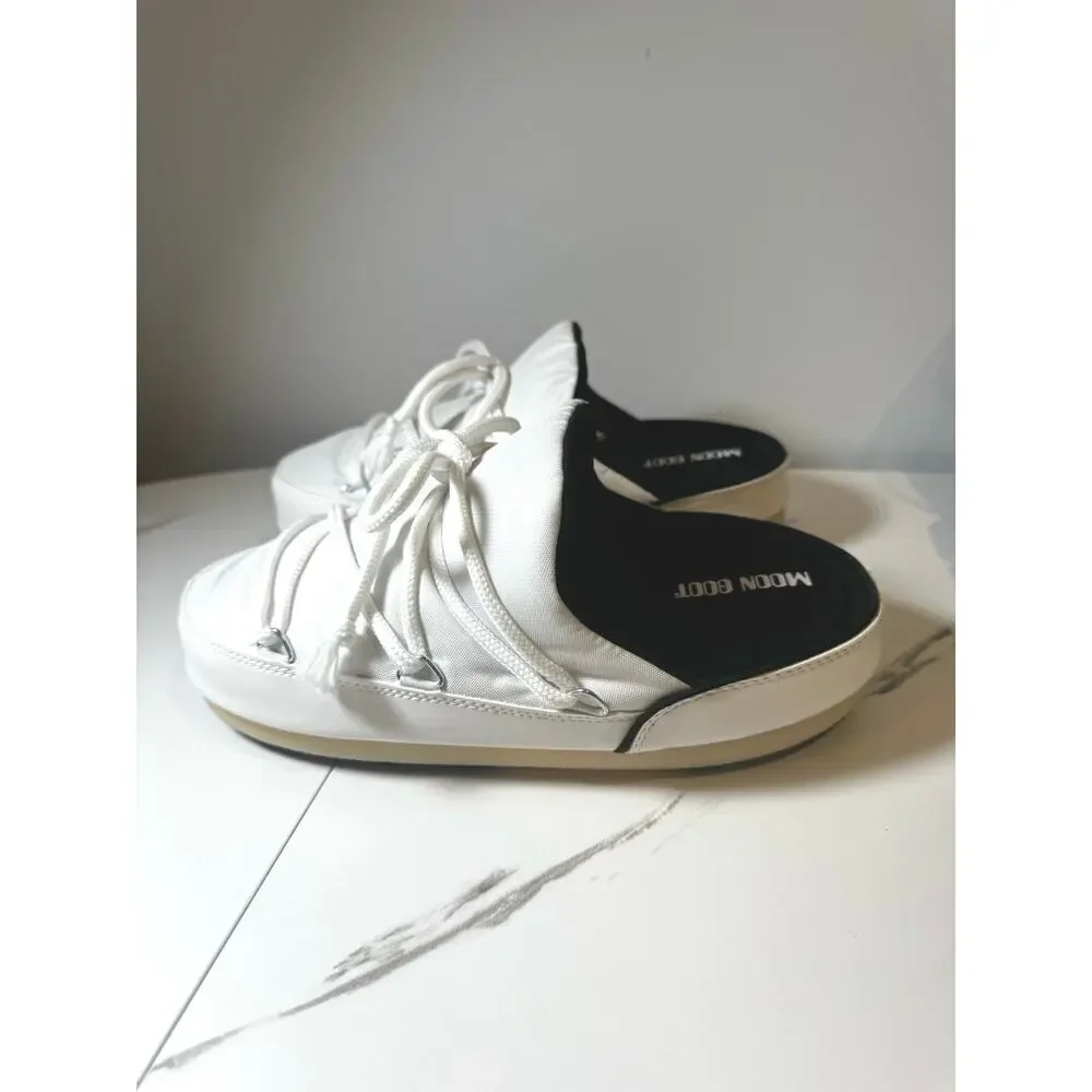 Moon Boot Full Moon‎ Mule in White, Women Size 41/42 (9.5/10)